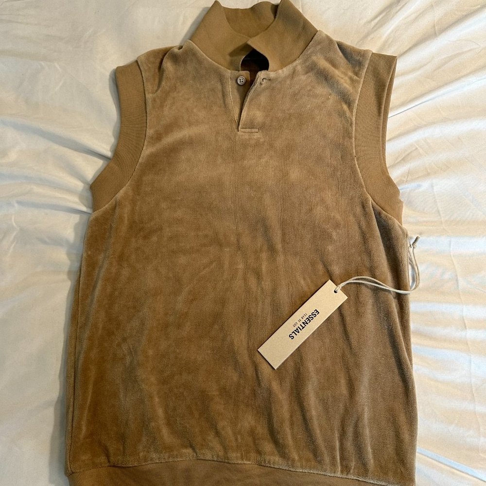 Fear Of God Essentials Tan Fog Vest